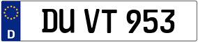 Truck License Plate